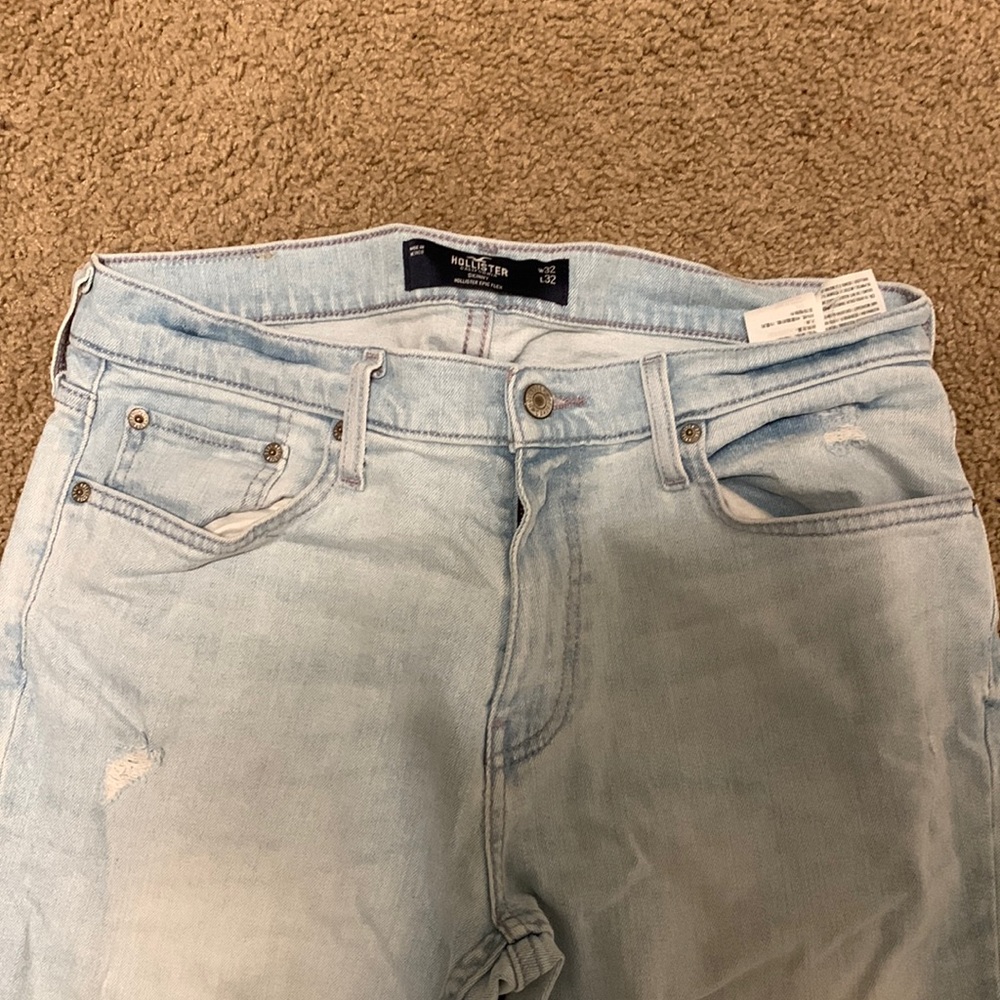 Light blue skinny jeans